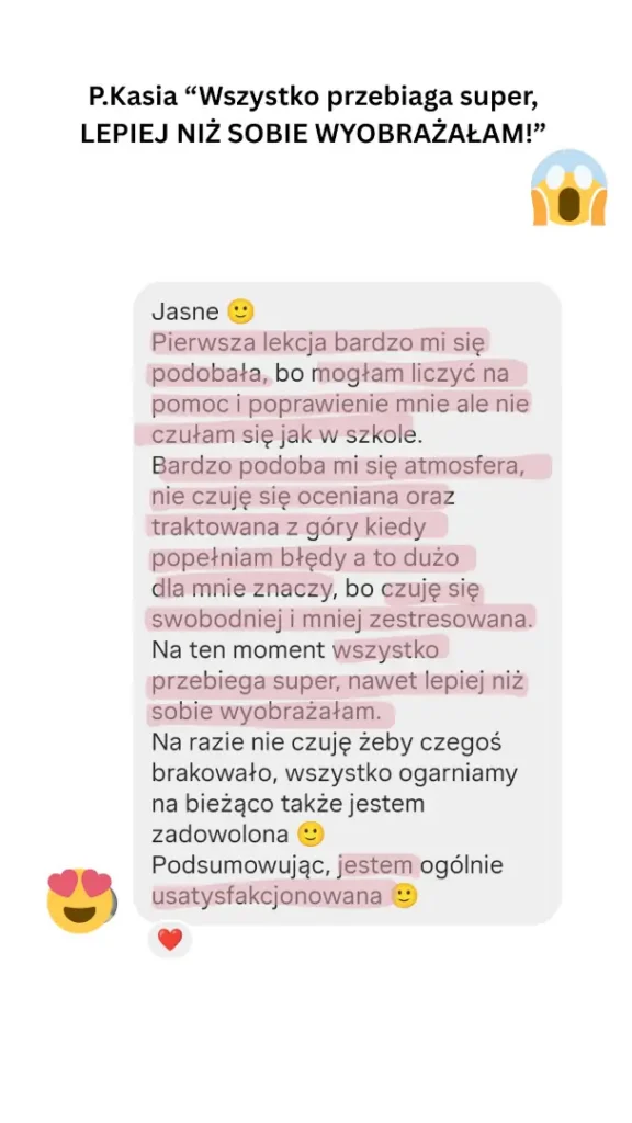 Opinia o programie 1 na 1
